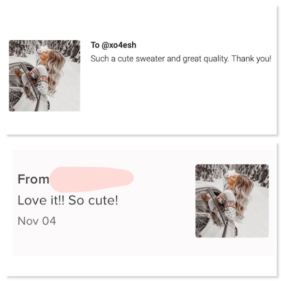 Christmas Sweater Nordic Print White - Picture 16 of 17